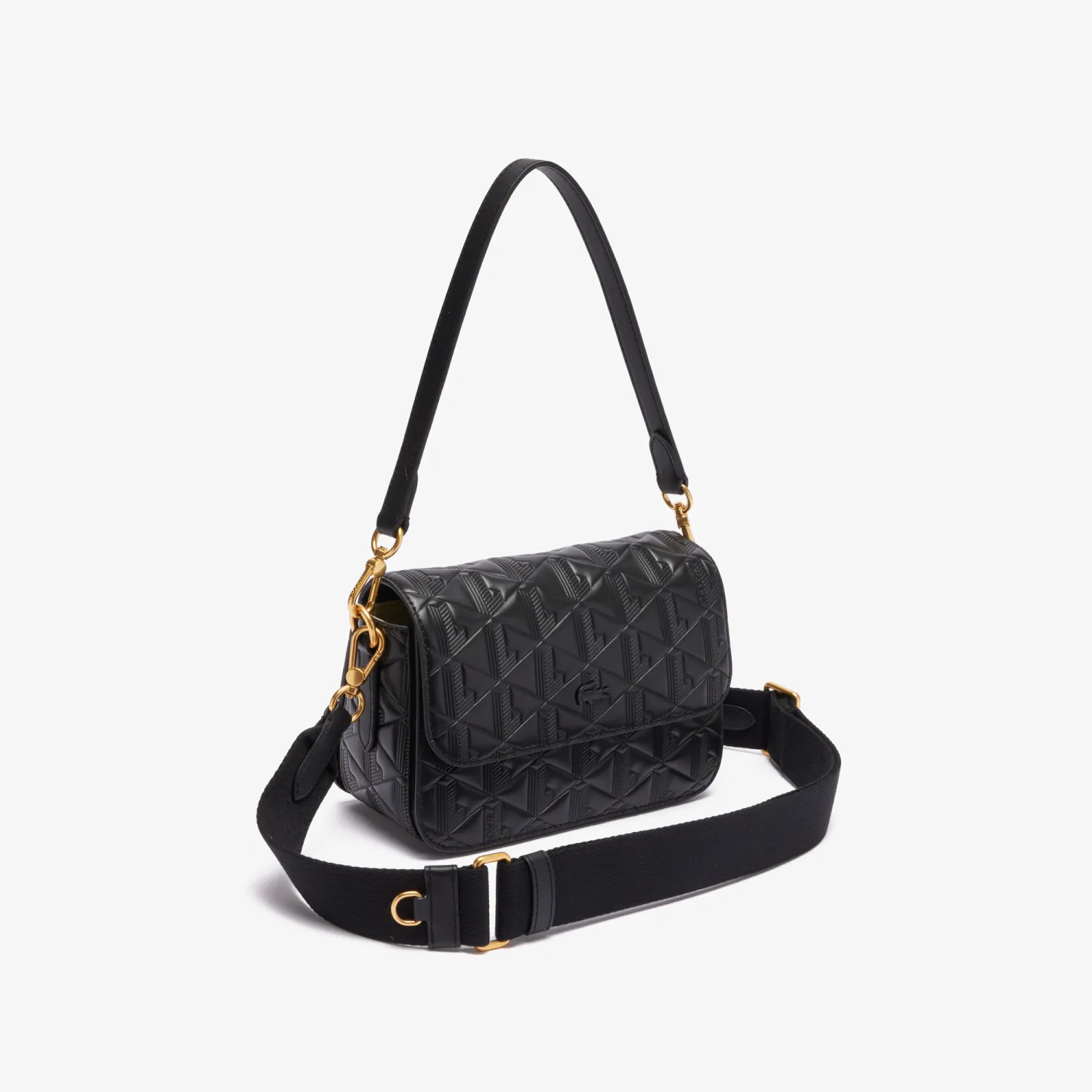 Lacoste NF4712MH Women's Flap Crossover Bag – Noir