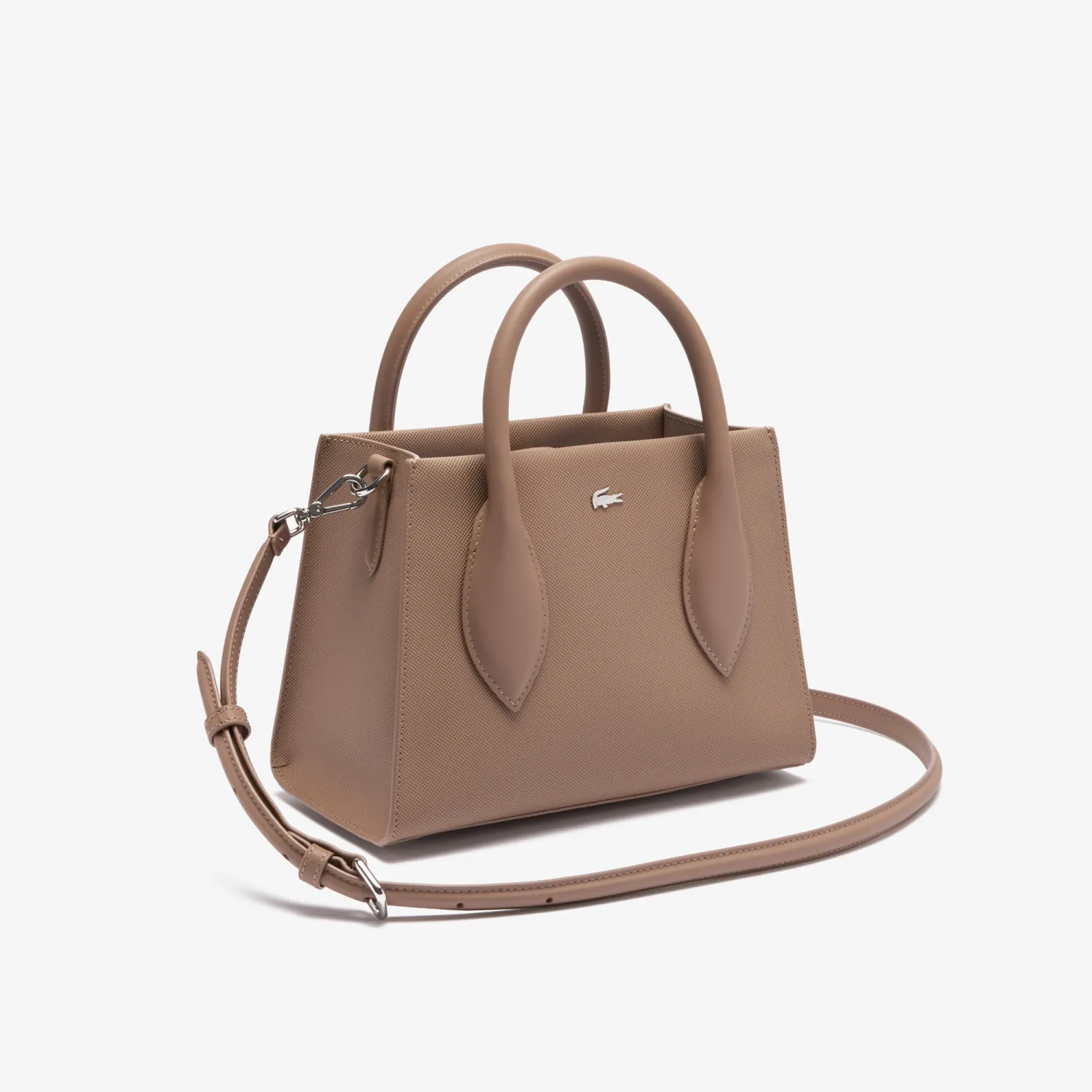 LAcoste NF4761DZ Women's S Top Handle Bag – Taupe