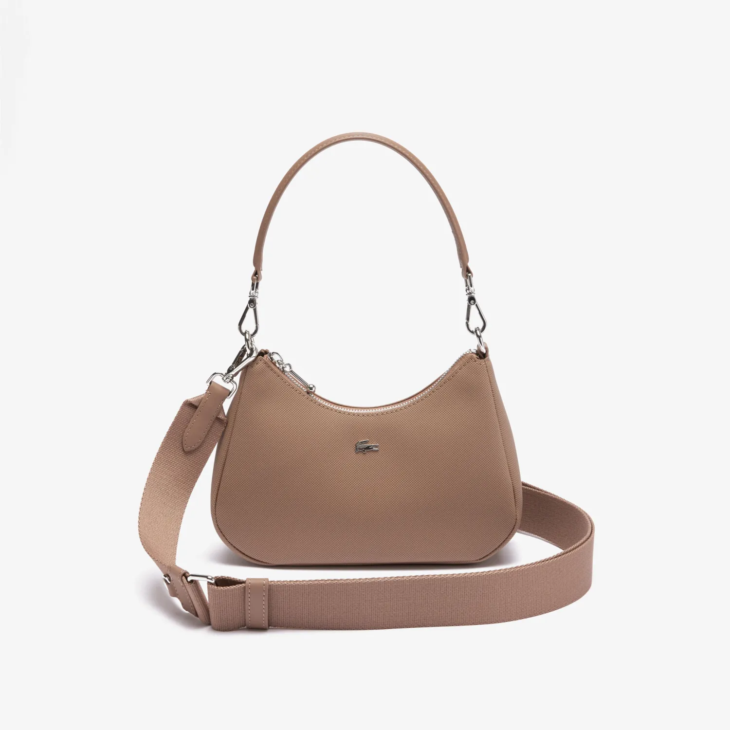Lacoste NF4756DZ Women's S Hobo Shoulder Bag – Taupe
