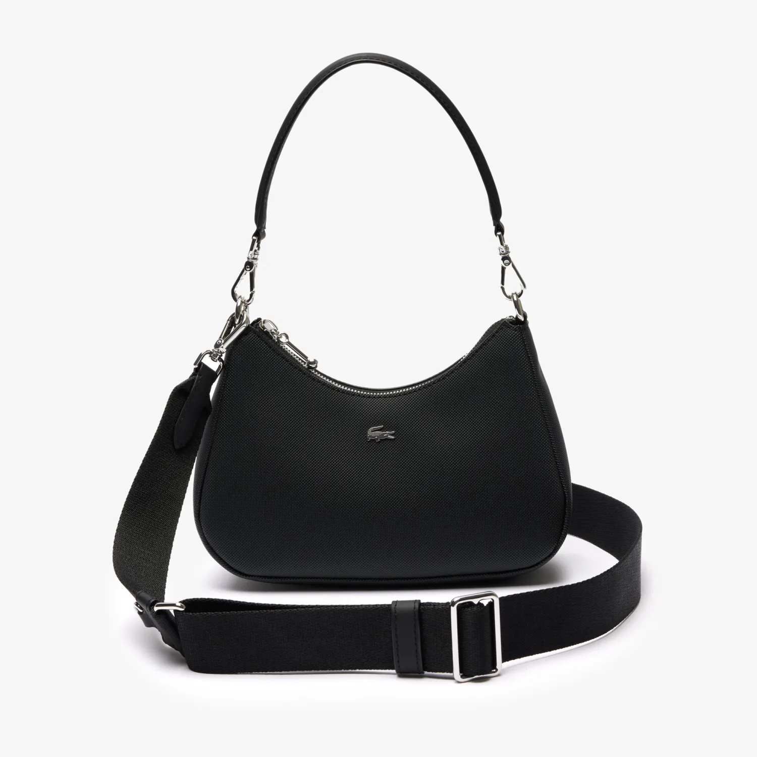 Lacoste NF4756DZ Women's S Hobo Shoulder Bag – Noir