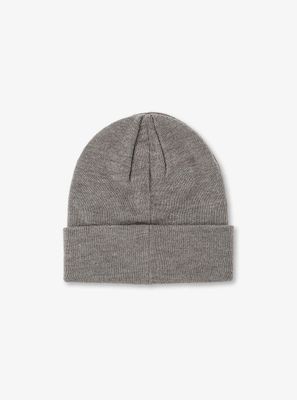 Michael Kors 34377 Men's OS Silicone M Kors Logo Cuff Hat/ ASH MELANGE