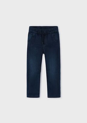 Mayoral 4531 Boy's Soft Denim Joggers – Blue Black