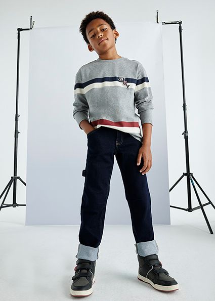 Nukutavake 7532 Boy's Straight Fit Jeans – Dark Indig