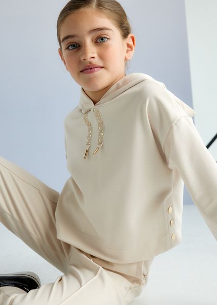 Mayoral 7846 Girl's Long Sleeve Hoodie & Pants Set 2PC – Piedra