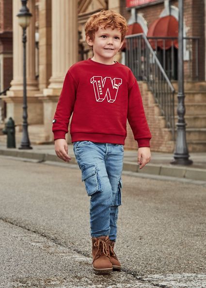 Mayoral 4534 Boy's Straight Cargo Jeans/ MEDIO