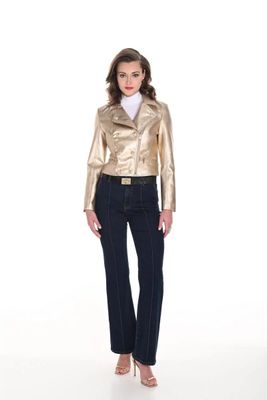 Frank Lyman 244634U Women's Straight Jeans – Blue