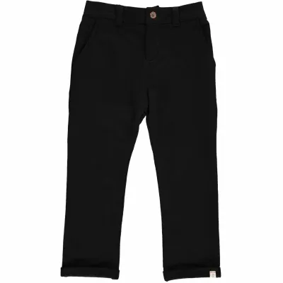 Me & Henry HB340bx Boy’s Jonathan Jersey Pants w/ Adjustable Waist – Black