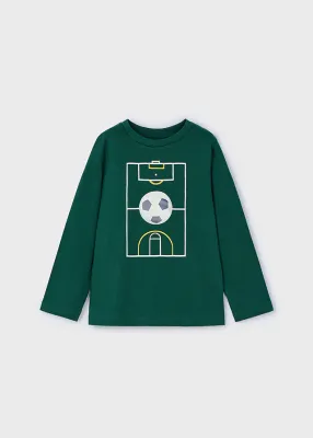 Mayoral 4044 Boy's LS Soccer T-Shirt/ ALPINO