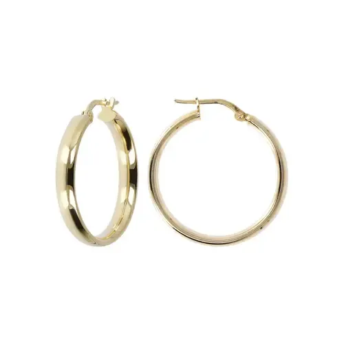 Etrusca WSET00559 18KT Gold Plated Small Hoop Earrings