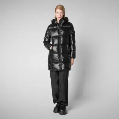 Save The Duck D45650W-LUCK19 Women's Ines Puffer Coat/ BLACK