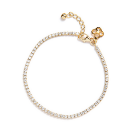 Beblue BBSURTWINK-DI GoldTennis Bracelet