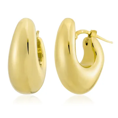 Miss Mimi 13-156577-02 Moon Gold Earrings