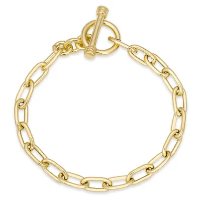 Miss Mimi 07-406300-02 T Bar Gold Bracelet