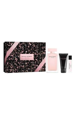 Narciso Rodriguez 82000825 Women’s Eau De Toilette, Purse Spray & Body Lotion 3PC Set 100ml, 10ml, 50ml /FOR HER Gift Box Set