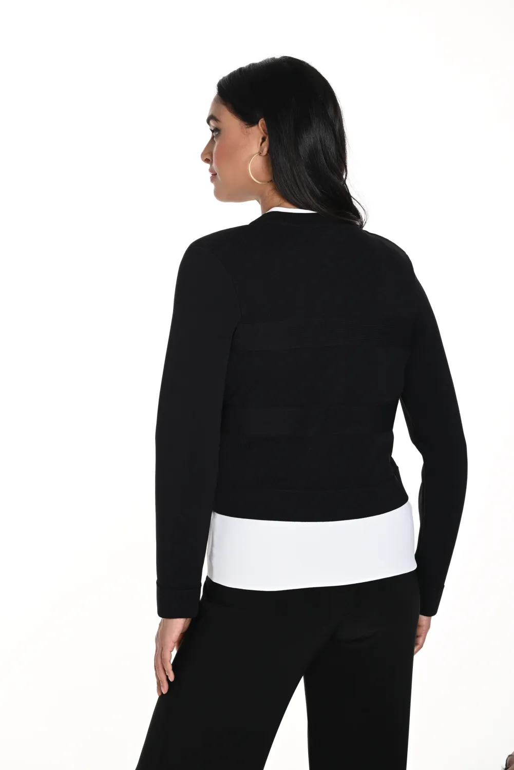 Frank Lyman 243410U Bolero Gold Buttons – Black
