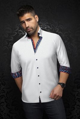 Au Noir BALLERINI Men’s LS Dress Shirt/