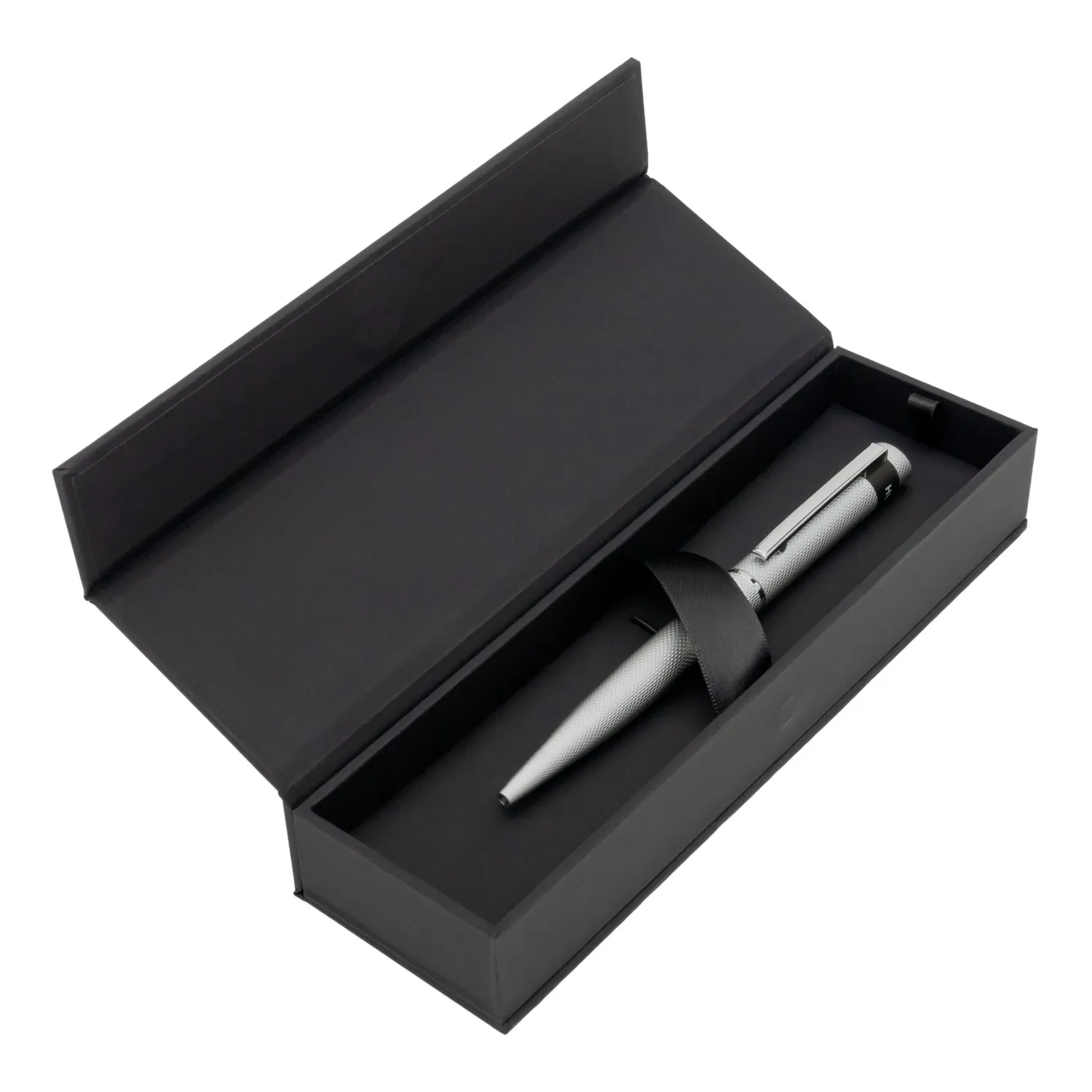Hugo Boss HSW3674B Loop Diamond Chrome Ballpoint Pen