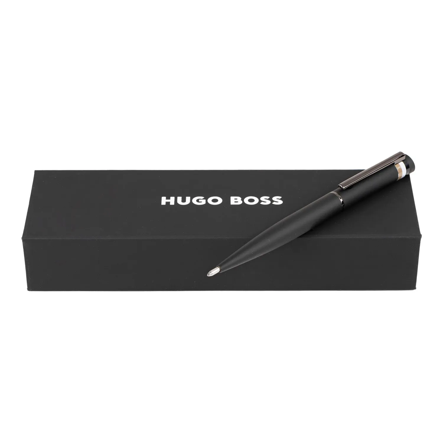 Hugo Boss HSG3524A Iconic Loop Ballpoint Pen – Black