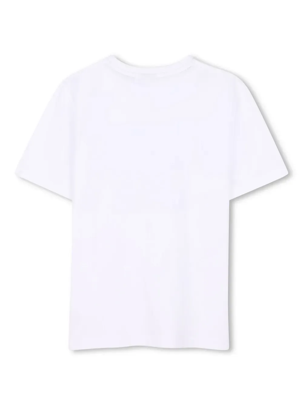 Boss J52044/10P Boy's Short Sleeve BOSS Logo W/ Blue Cloud T-Shirt