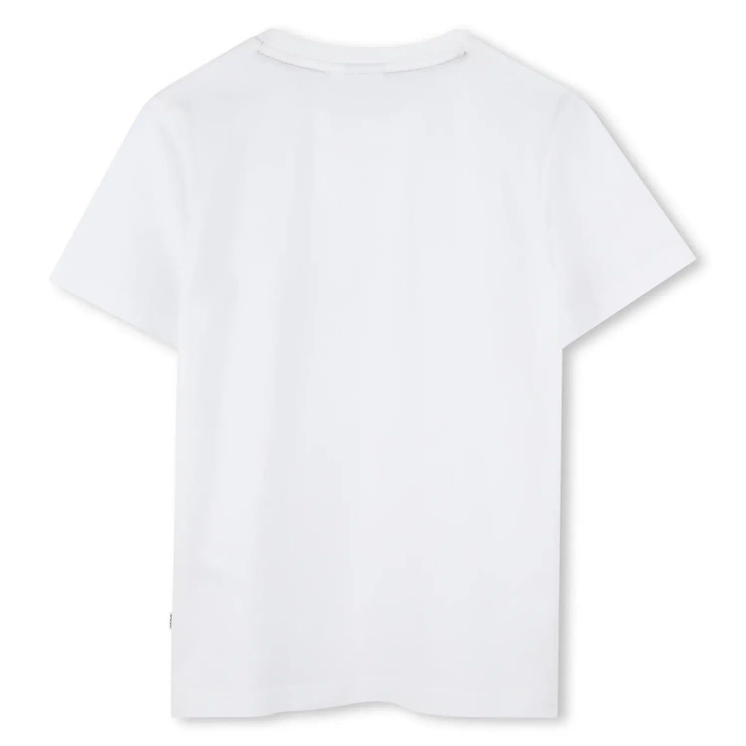 Boss J52035/10P Boy's Short Sleeve Logo Lines T-Shirt