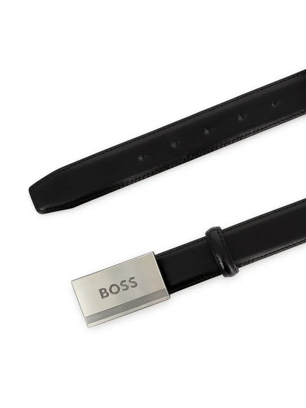 Boss J51741 Boy's Boss Silver Buckle Leather Belt