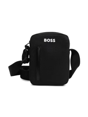 Hugo Boss J51709/09B Men's OS Boss Logo Satchel Bag – Black