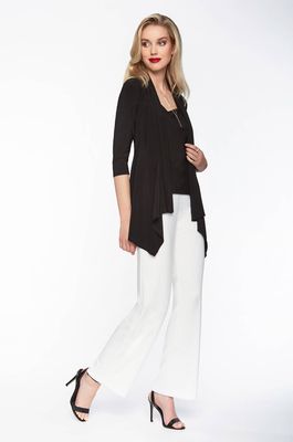 Frank Lyman 038 Elastic Waist Palazzo Pant /OFF-WHITE