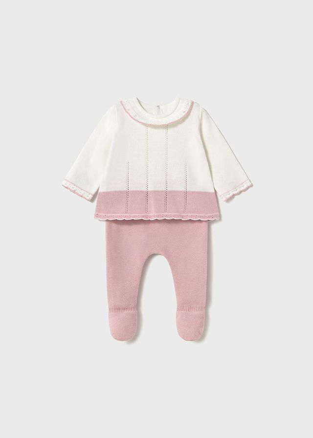 Mayoral 1587 Baby Girl’s Knit Sweater Pant Set