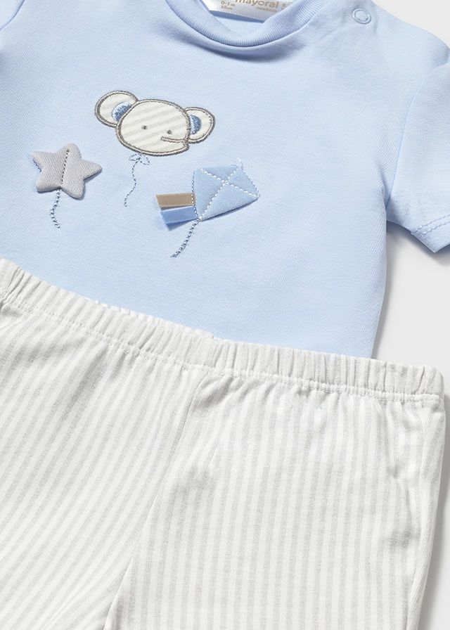 Mayoral 1609 Baby Boy’s Short Sleeve T-Shirt & Shorts Set