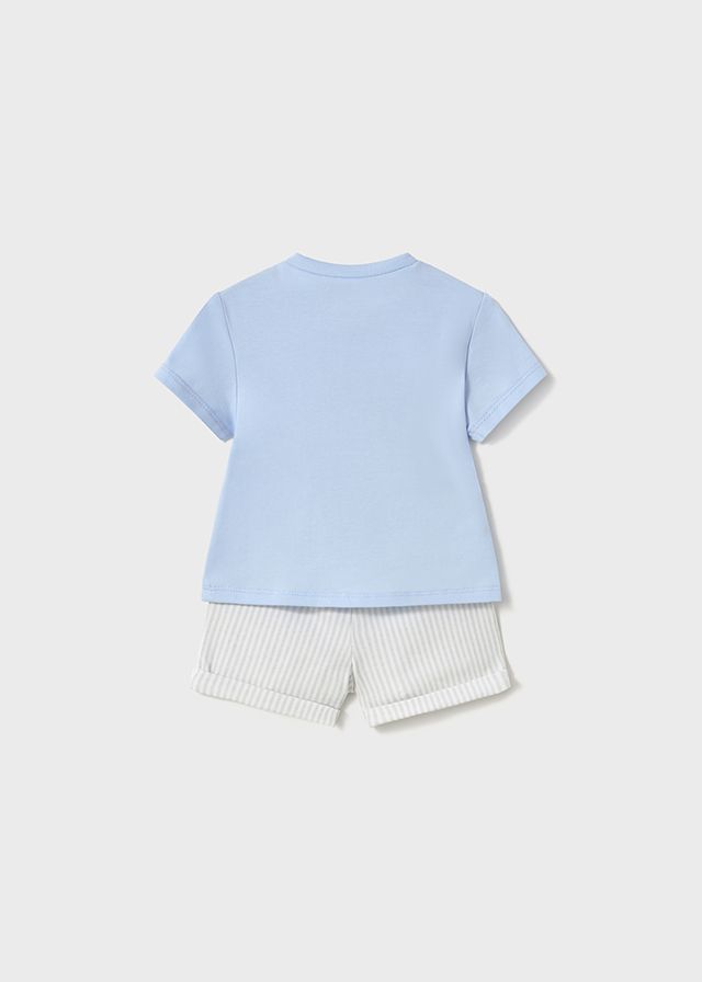 Mayoral 1609 Baby Boy’s Short Sleeve T-Shirt & Shorts Set