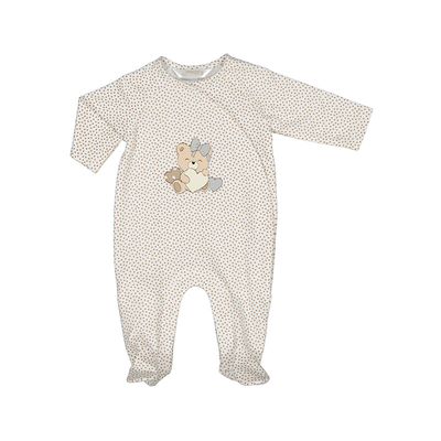 Mayoral 1755 Baby Girl’s Polka Dot Onesie