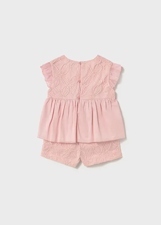 Mayoral 1261 Girl's Junior Top & Short Set