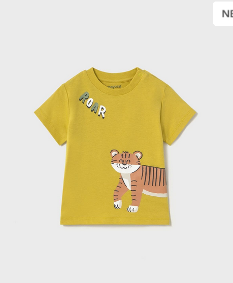 Mayoral 1652 Baby Boy’s 3PC Animal Print T-Shirts & Short Set