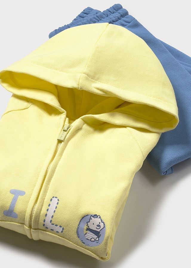 Mayoral 1842 Boy Junior Hoodie Top Jogger 3PC