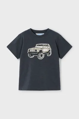 Mayoral 3031 Boy’s SS T-Shirt w/ Car Design/