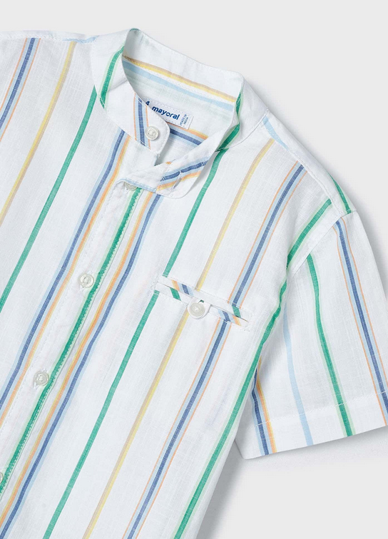 Mayoral 3115 Boy’s Short Sleeve Button Up Shirt
