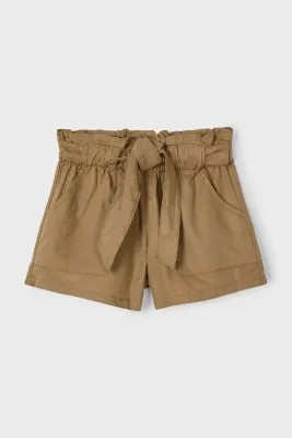 Mayoral 3202 Girl’s Belted Shorts