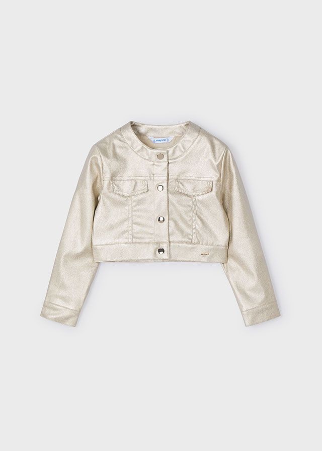 Mayoral 3404 Girl’s Leather Jacket