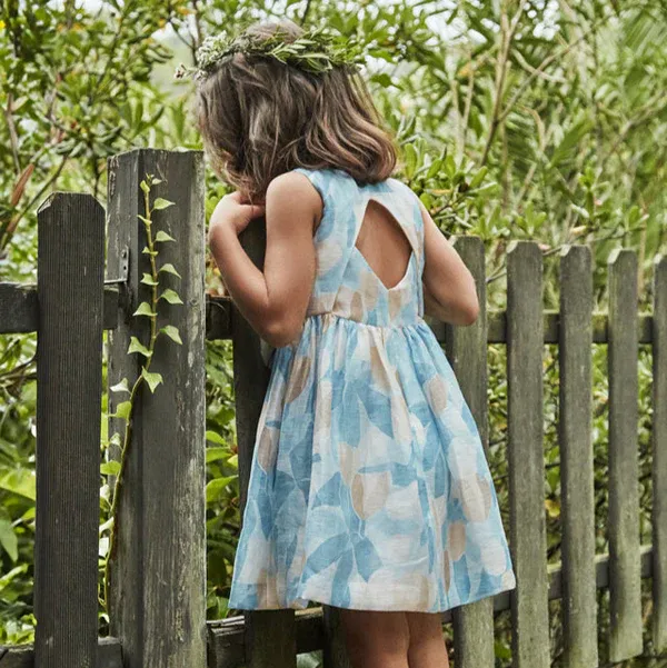 Mayoral 3913 Girl’s Floral Print Dress