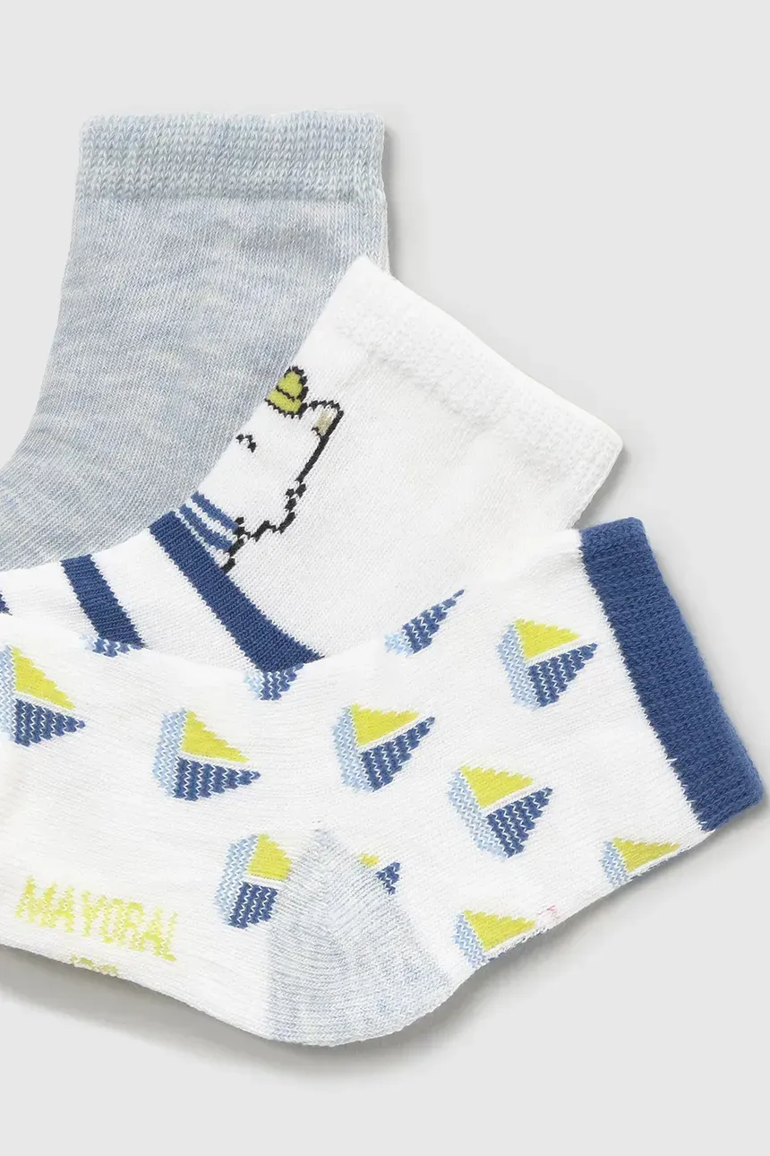Mayoral 10870 Baby Boy’s 3Pair Sock Set