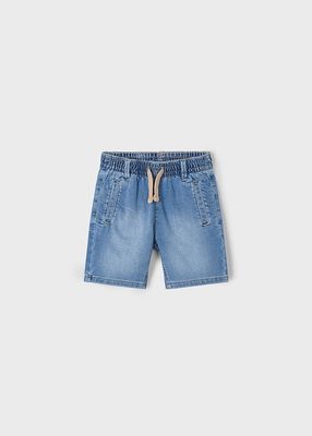 Mayoral 3222 Boy’s Bermuda Soft Denim Joggers