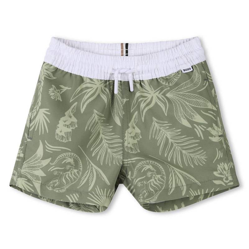 Boss J52109/J52074 Baby Boy’s Short Sleeve T-Shirt & Swimsuit Bottom Set