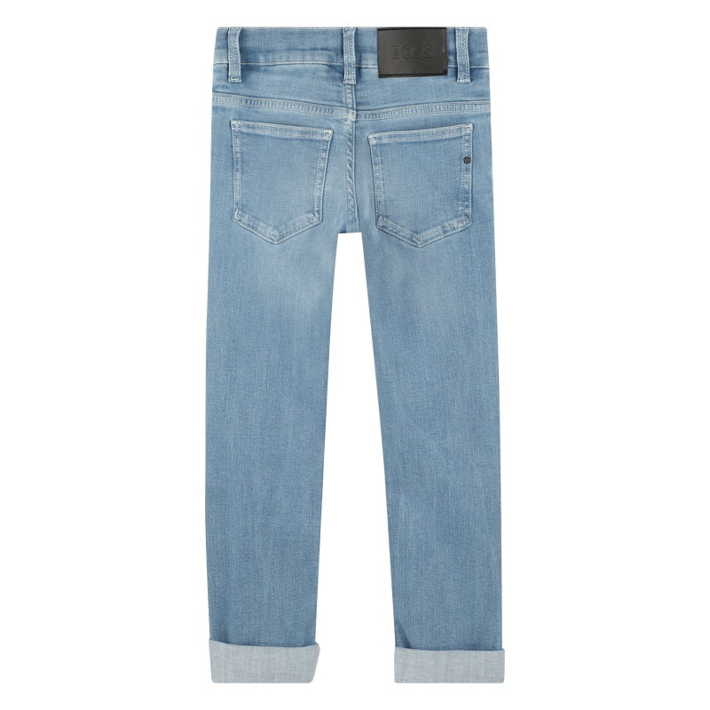 Boss J51984 Boy’s Slim Fit Denim Trousers