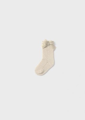 Mayoral 10871 Baby Girl’s Mid-Lenght Socks/ CHAMPAGNE