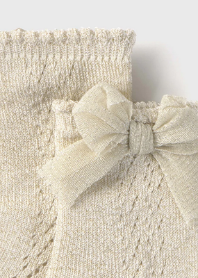 Mayoral 10871 Baby Girl’s Mid-Lenght Socks/ CHAMPAGNE