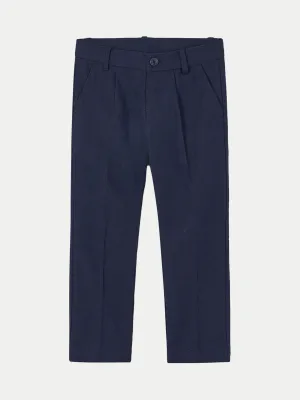 Mayoral 3563 Boy’s Chino Tailoring Linen  Pants/MARINO
