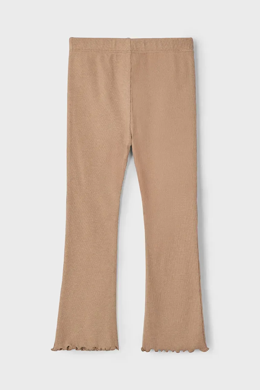 Mayoral 3701 Girl’s Junior Ribbed Flared Legging/Canela