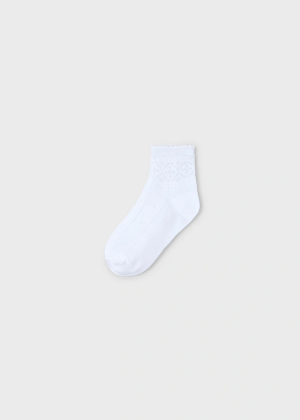 Mayoral 10913 Girl’s Socks/, Color: BLANCO, Size: 2