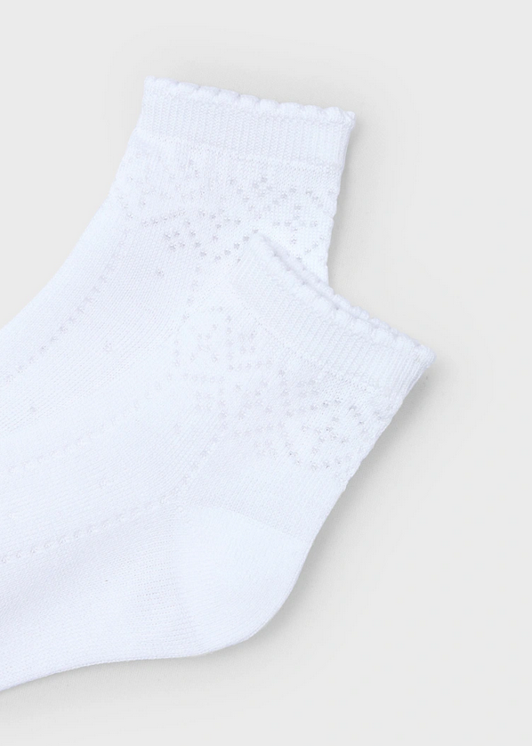 Mayoral 10913 Girl’s Socks – Blanco