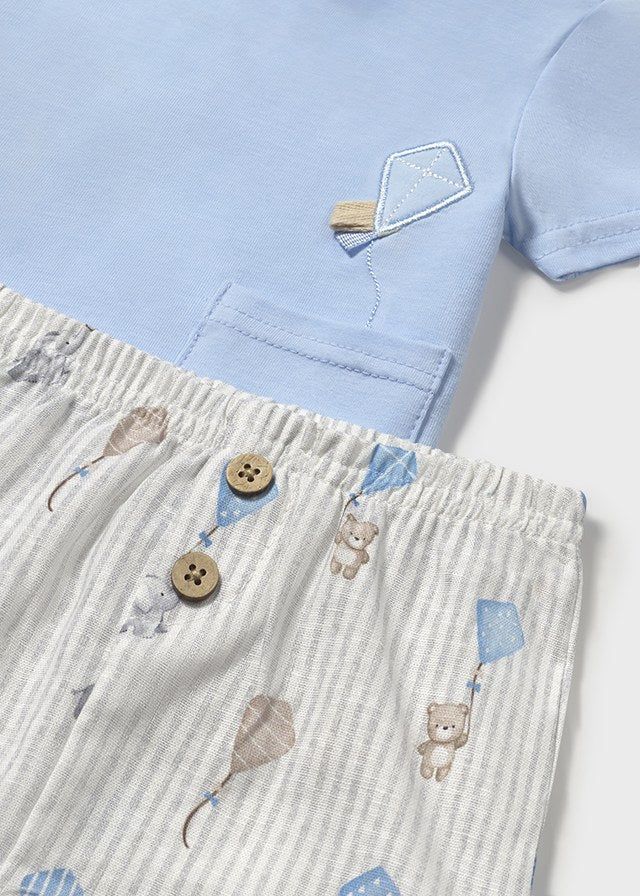 Mayoral 1202 Baby Boy's Top & Short Set